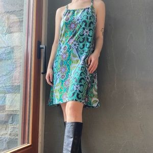 Prana Floral Print Dress, Cotton, Large